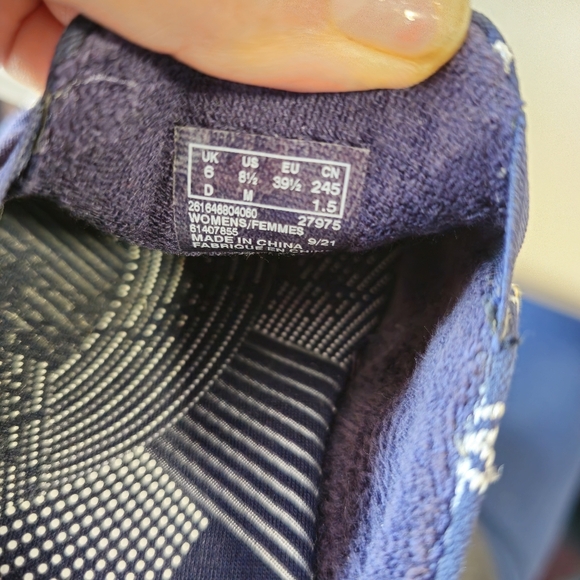 Clarks CloudSteppers Floral Embroidered Slip-On Shoes - Picture 6 of 9